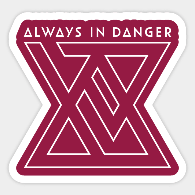 Always in Danger - New Logo Sticker by Jake Ingram